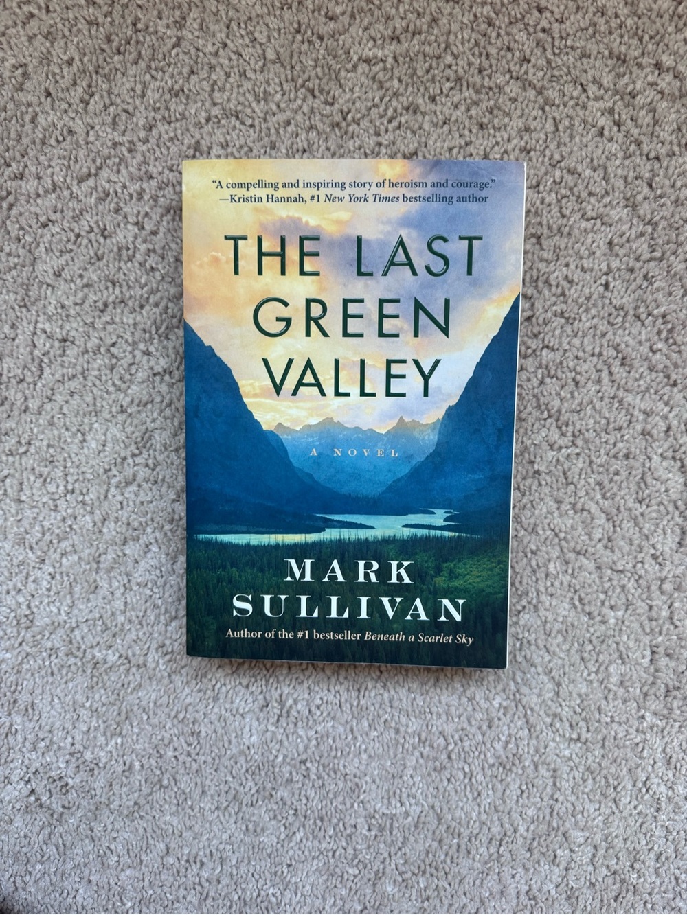 The Last Green Valley by Mark Sullivan - Paperback